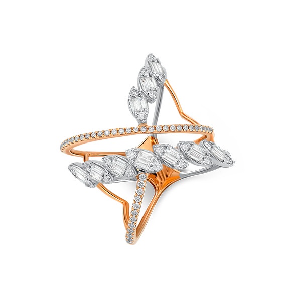 Bague Marquise Cross